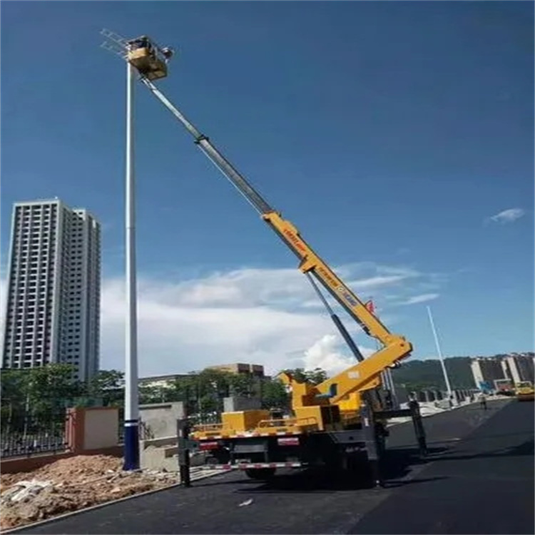 三河维修路灯的曲臂升降车出租