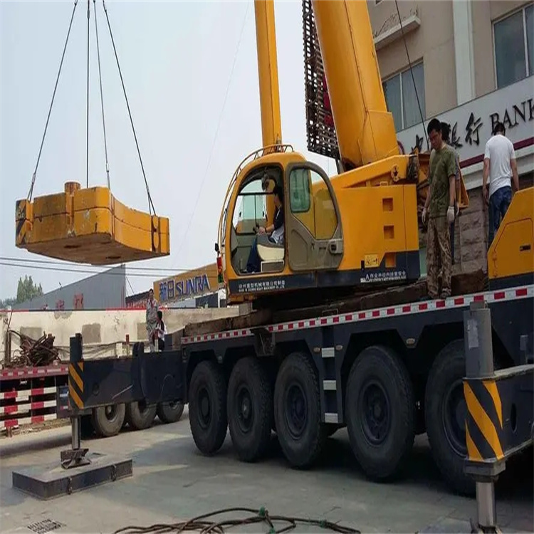 三河当地吊车出租|机器吊装|75吨|工厂搬迁服务